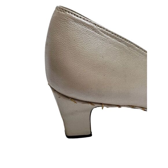 Stuart Weitzman vintage pearl quasar patent pumps size 8.5 - Picture 3 of 16